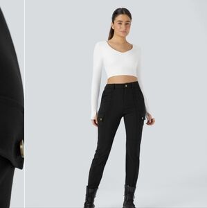 Women's Black High-Waisted Pants